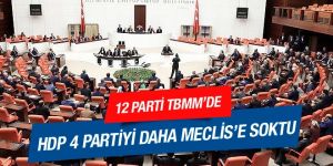 Meclis 8 değil 12 partiyle temsil edilecek
