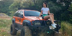 Fahriye Evcen'in off road tarzı