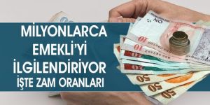 Milyonlarca emeklinin beklediği zam oranı belli oldu