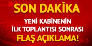Cumhurbaşkanlığı Hükümet Sistemi'nin ilk kabine toplantısı sonrası İbrahim Kalın'dan açıklama!