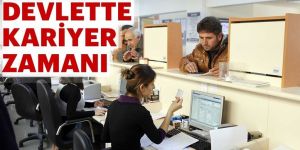 Devlette kariyer zamanı