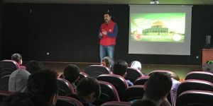 Erzurum'da Kur’an kurslarında Mescidi Aksa konferansı