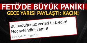 FETÖ'cü Emre Uslu'dan sosyal medyadan panik mesajları