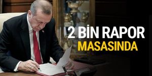 AK Parti'de hazırlanan 2 bin rapor Erdoğan'ın önünde