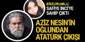 Ali Nesin Atatürk'e hakaretten tutuklanan Safiye İnci'ye sahip çıktı