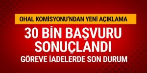 OHAL Komisyonu 30 bin başvuruyu sonuçlandırdı