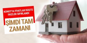 Konutta cazip kampanyalar fiyatlar indi faizler sıfırlandı