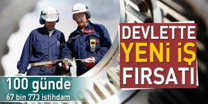 Devlette yeni iş fırsatı.
