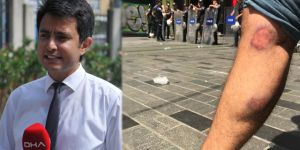DHA muhabirine, görevi sırasında gazlı mermili saldırı