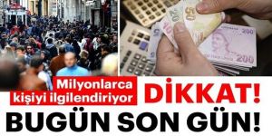 Yeniden yapılandırma için son gün