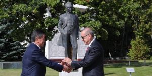Cumhurbaşkanı Erdoğan'dan Kırgızistan'da önemli mesajlar