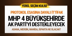'MHP, İstanbul, Ankara ve İzmir'de AK Parti adayına destek verebilir'