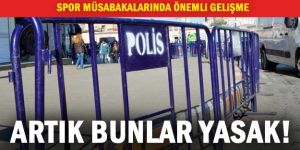 Spor müsabakalarıyla ilgili çok önemli gelişme