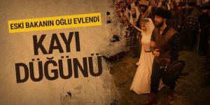 Akdağ'ın oğlu Muhammed Akdağ, Kocaeli'de 'Kayı düğünü' ile evlendi!