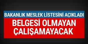 33 meslekte belge zorunluluğu başladı işte o mesleklerin tam listesi