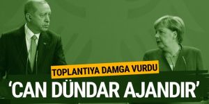 Erdoğan-Merkel basın toplantısına Can Dündar olayı damga vurdu!