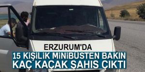 15 Kişilik Minibüste 53 Düzensiz Göçmen