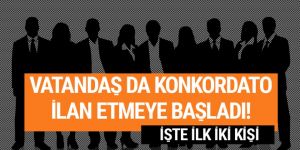 Vatandaş da konkordato ilan etmeye başladı!