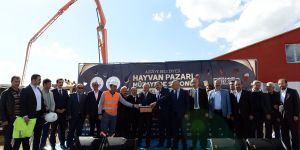 Erzurum Hayvan Borsasının temeli atıldı