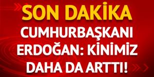 Cumhurbaşkanı Erdoğan: Saldırı kinimizi daha da artırdı!