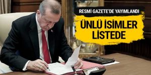 Erdoğan imzaladı gece yarısı flaş atama kararları