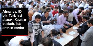 Almanya'ya Gidecek 50 Bin Türk İşçi İçin Kayıtlar Başladı