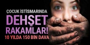 10 yılda 153 bin çocuk cinsel istismara uğradı