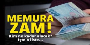 2019 zamlı memur maaşları