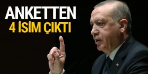 Erdoğan'a sunulan yerel seçim anket sonucundan çıkan 4 isim!