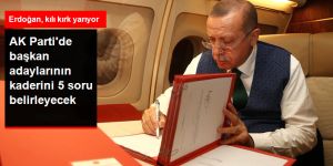 AK Parti'de Temayül Yoklamasında Adayların Kaderini 5 Soru Belirleyecek