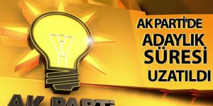 AK Parti'de adaylık başvuru süresi uzatıldı