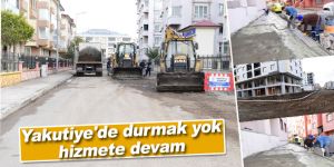 Yakutiye'de durmak yok, hizmete devam