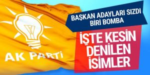 AK Parti belediye başkan adayları sızdı işte kesin denilen bomba isimler