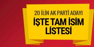 AK Parti Ankara ve İzmir belediye başkan adayları Erdoğan 20 ili açıkladı