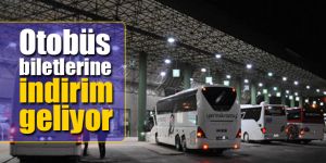 Otobüs biletine indirim geliyor