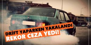 Drift" Yapan Sürücü Suçüstü Yakalandı