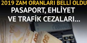 Vergi, harç ve ceza artış oranları belli oldu