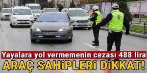 Araç sürücüleri dikkat!