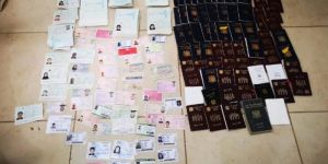 Suriyelilere sahte pasaport ve kimlik düzenleyen matbaaya baskın