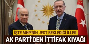 AK Parti'den MHP'ye ittifak jesti
