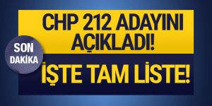 CHP 2019 belediye başkan adayları listesi açıklandı işte tam liste