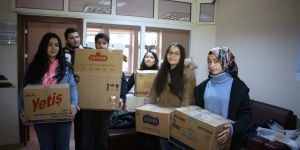 Üniversite öğrencilerinden yabancı uyruklu sığınmacılara yardım