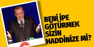 Cumhurbaşkanı Erdoğan: 'Beni ipe götürüp sallandıracaklarmış...'