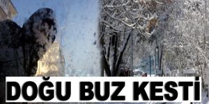 Doğu Anadolu buz kesti