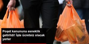 Poşetler buralarda ücretsiz olacak!