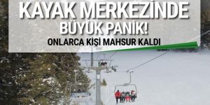 Sarıkamış'ta teleferik arızası! 300 kişi mahsur kaldı