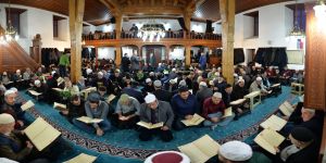 Yeni yılı Kuran-ı Kerim okuyup dualar ederek karşıladılar