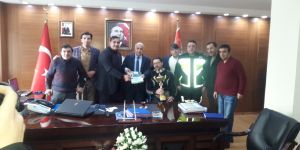 Kent Konseyi Engelli Meclisi’nden Emniyet Müdürü Aslan’a teşekkür ziyareti