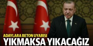 Erdoğan'dan yatay mimari uyarısı
