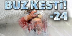 Ağrı buz kesti: Eksi 24